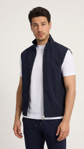 Lorenzo Tailored Gilet — Midnight Navy