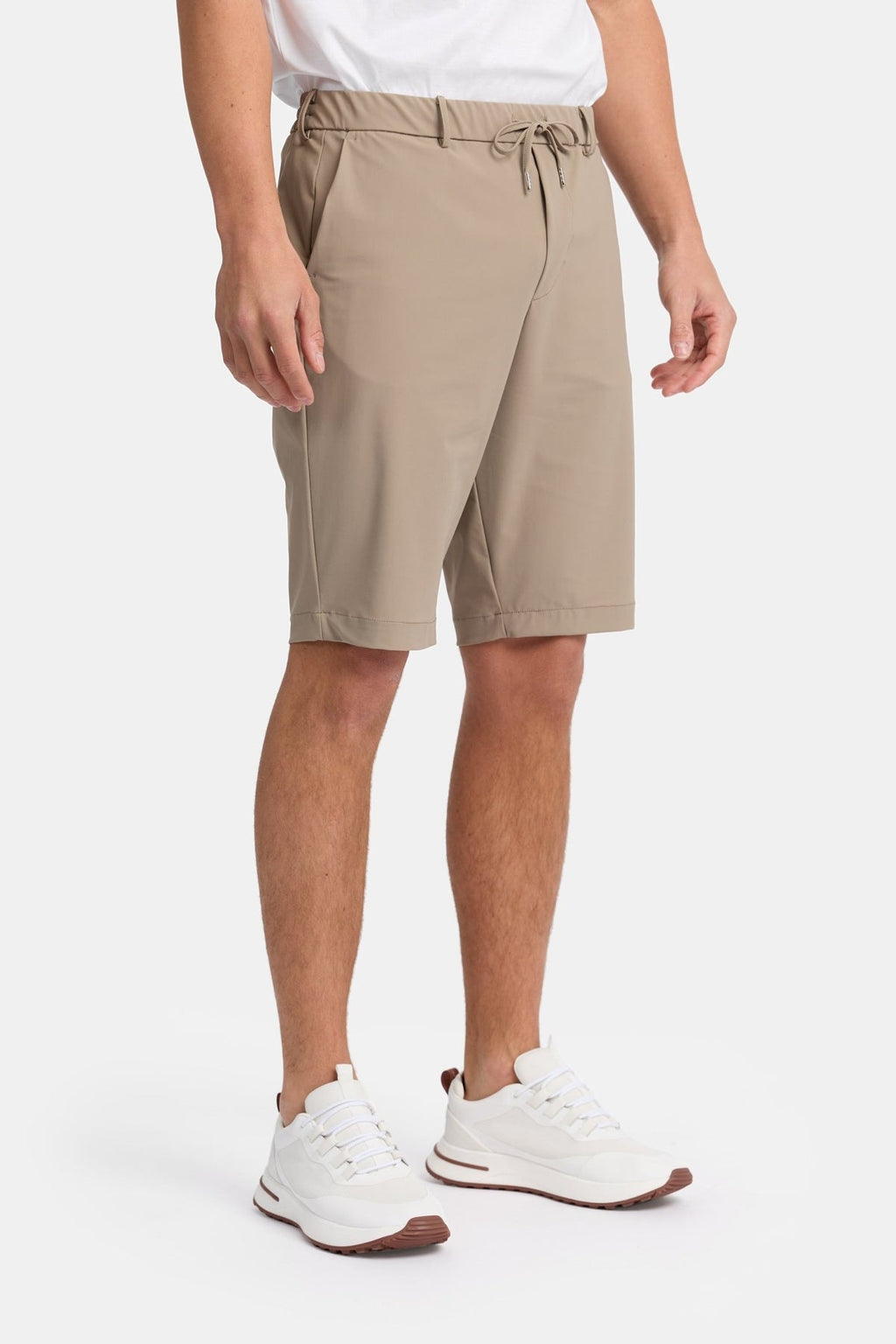 Lorenzo Essential Short — Sand Beige