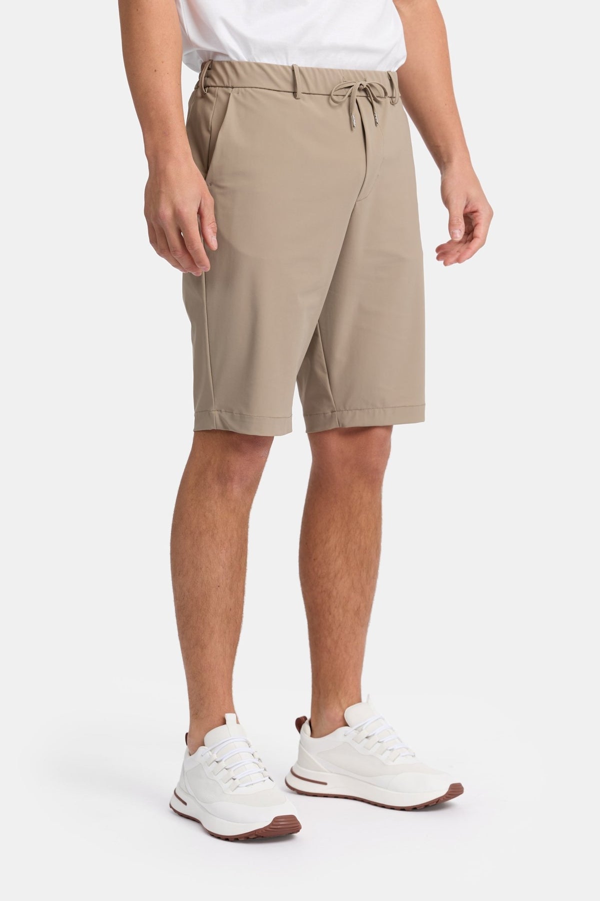 Lorenzo Essential Short — Sand Beige