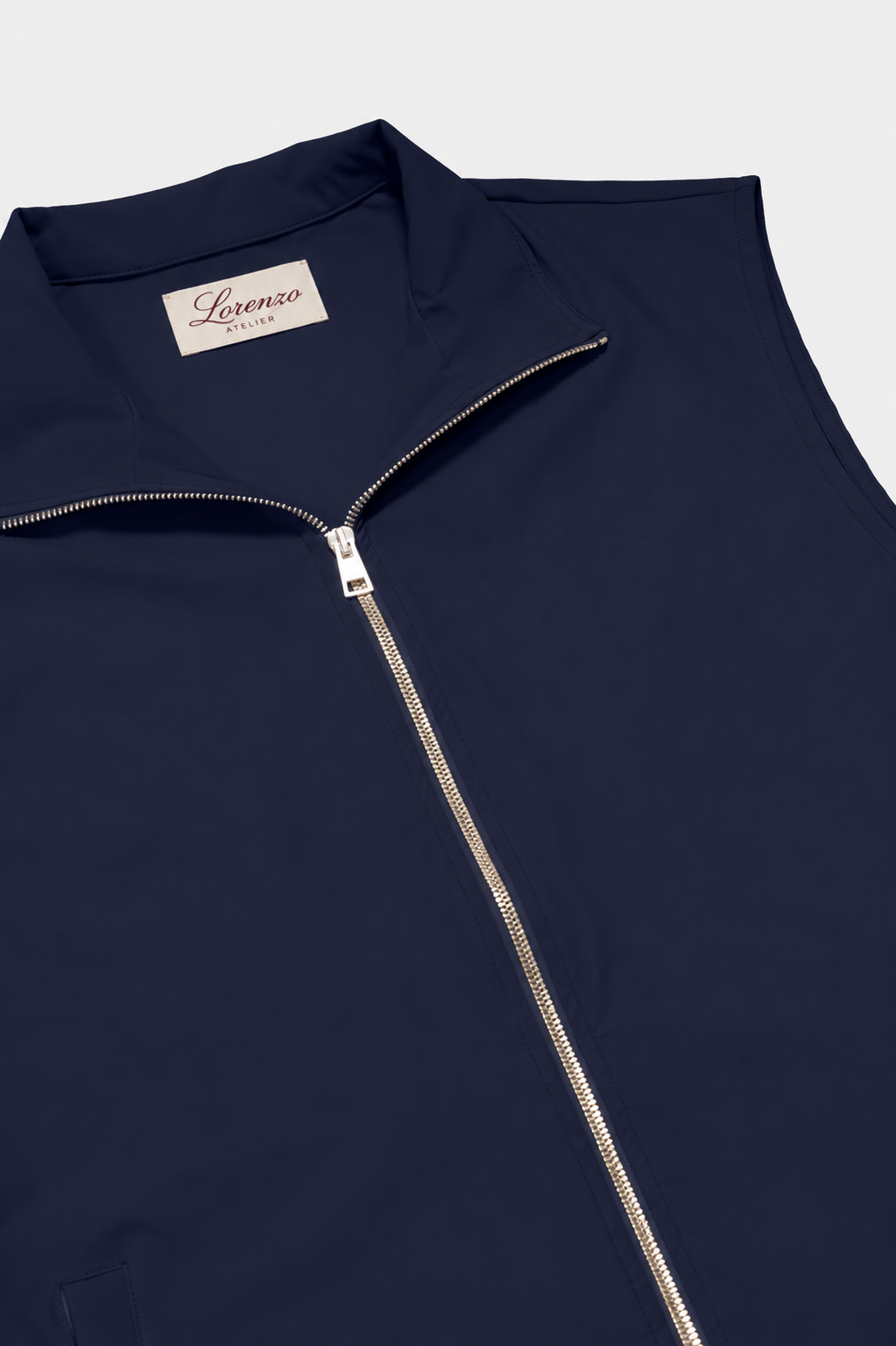 Lorenzo Tailored Gilet — Midnight Navy