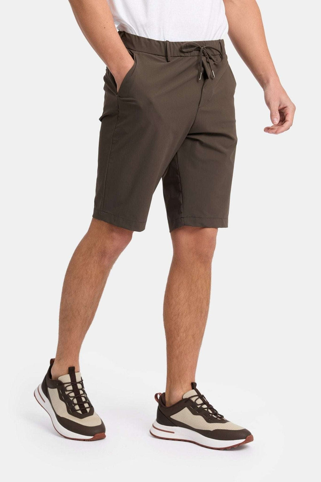 Lorenzo Essential Short — Chocolate Brown