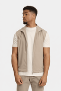 Lorenzo Tailored Gilet — Sand Beige